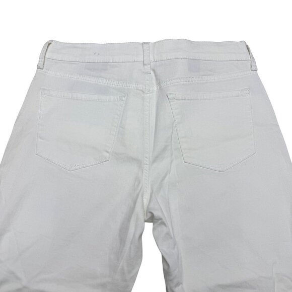 NYDJ Lift X Tuck Women's Crop White Denim Pants, Size 12 NWOT - Picture 5 of 11